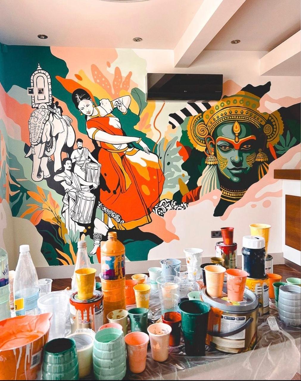 Mural Art Pricing in Delhi Jaipur Udaipur